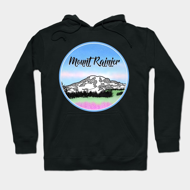 Mount Rainier Hoodie by mailboxdisco